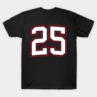 Number Twenty Five 25 T-Shirt